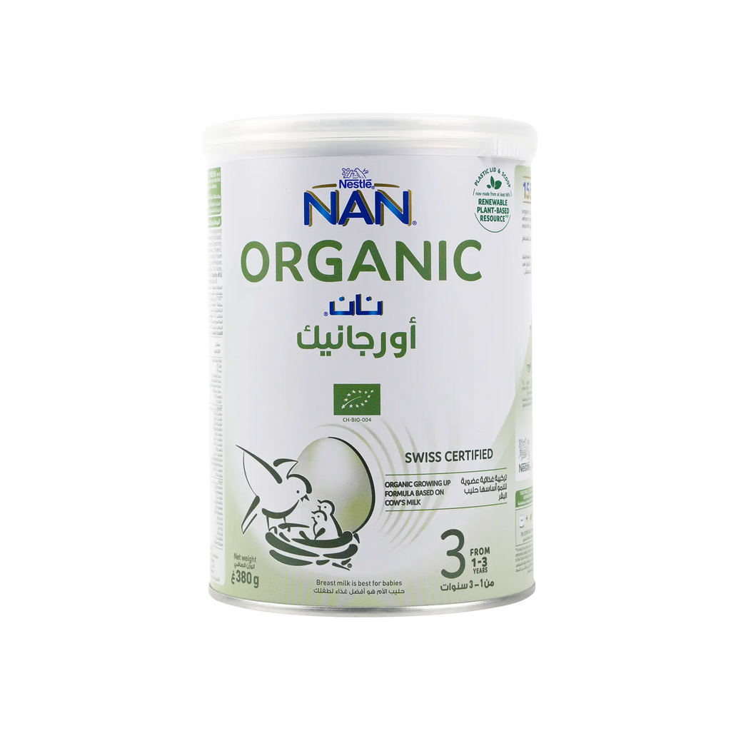 Nan Organic No-3 Milk 380gm-1-3 years