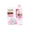 Lux Soft Rose Body Wash+Loofa 250ml