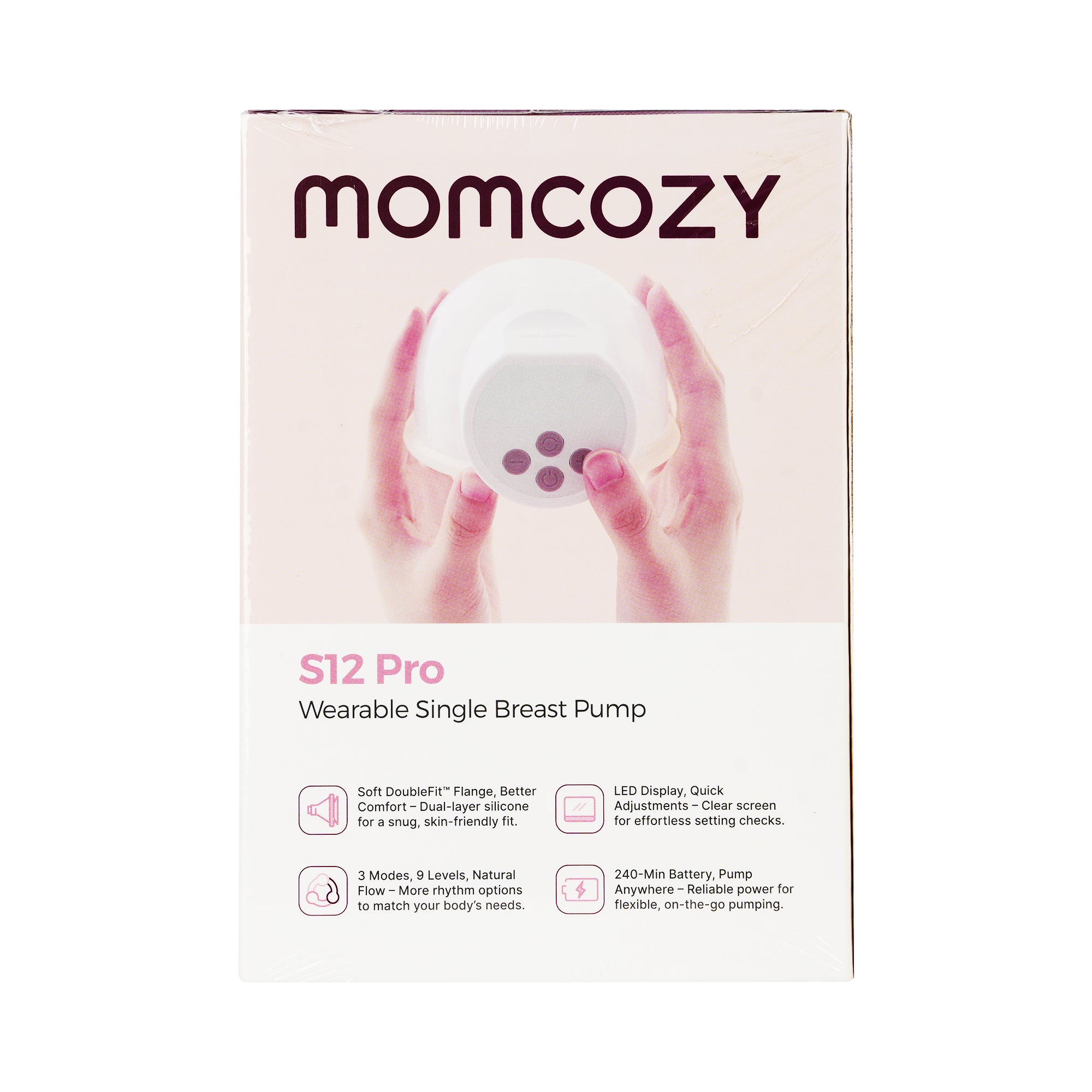 54184-Momcozy S12 Pro Wearable Breast Pump Single +3