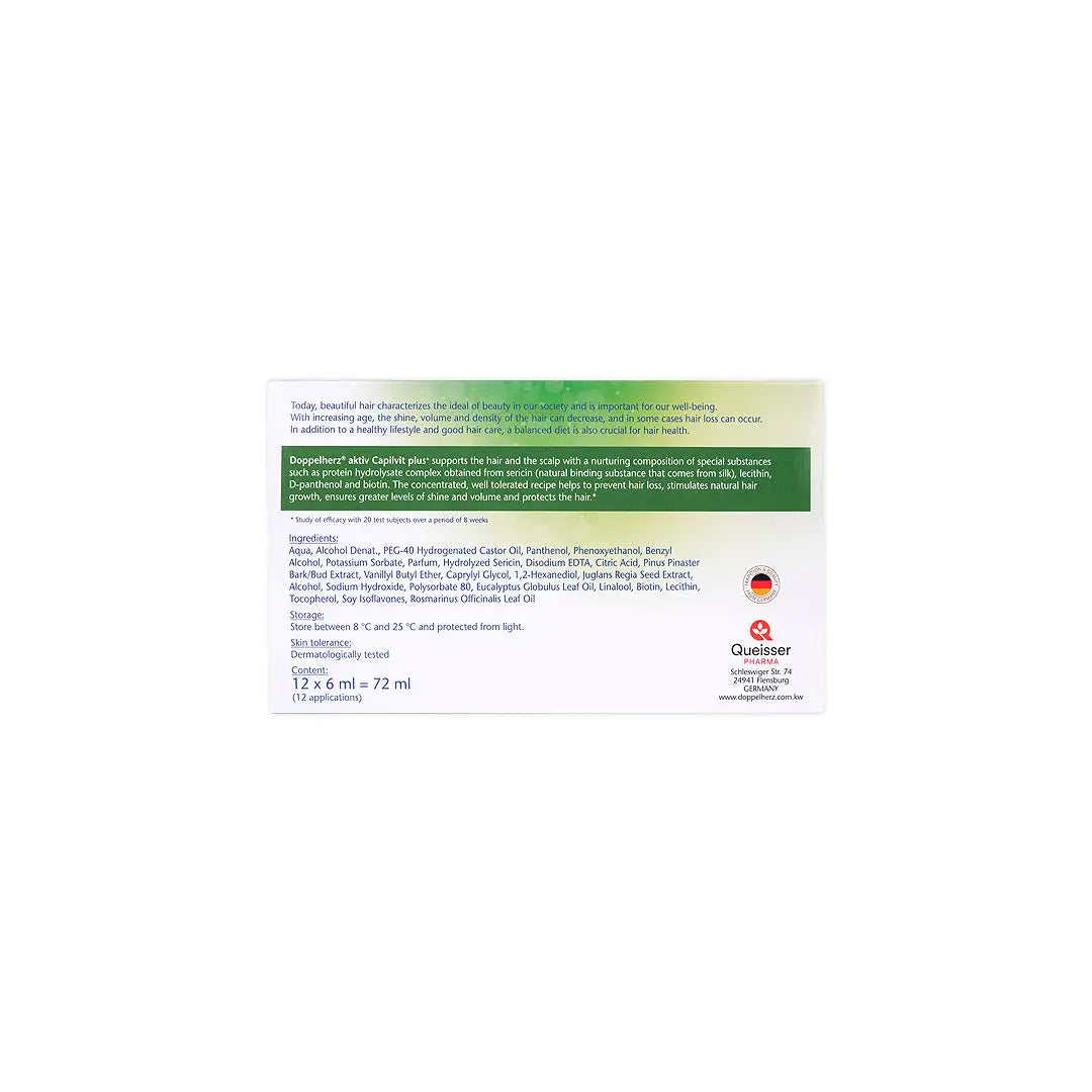 Doppelherz Aktiv Capilvit Plus 12 Ampoules