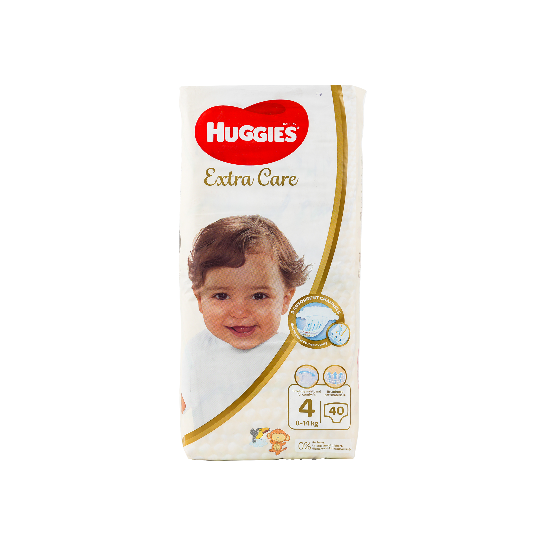 Huggies Extra Care No.4 (8-14kg) 40pcs