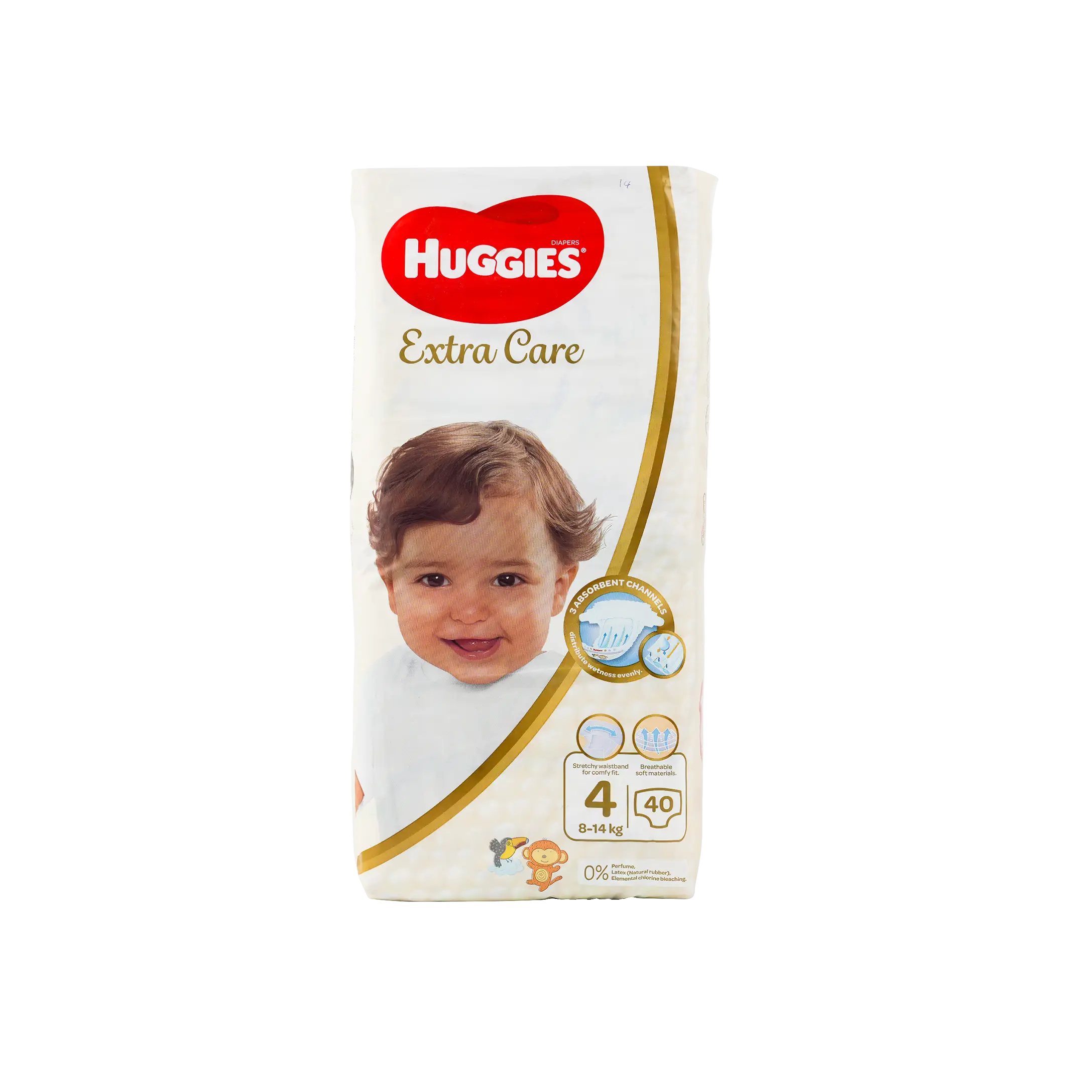 Huggies Extra Care No.4 (8-14kg) 40pcs