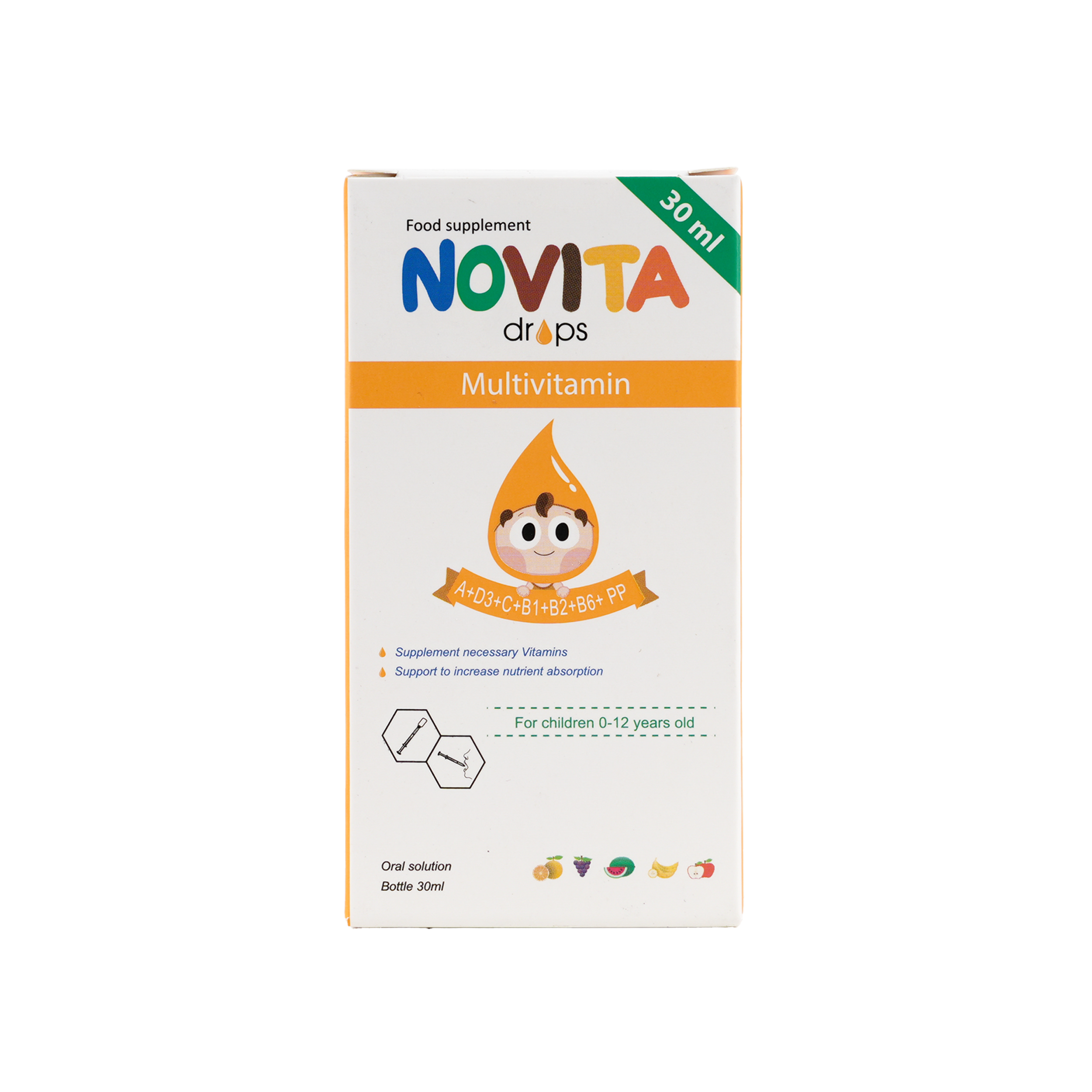 Novita Drops Multivitamin Oral Solution 30ml