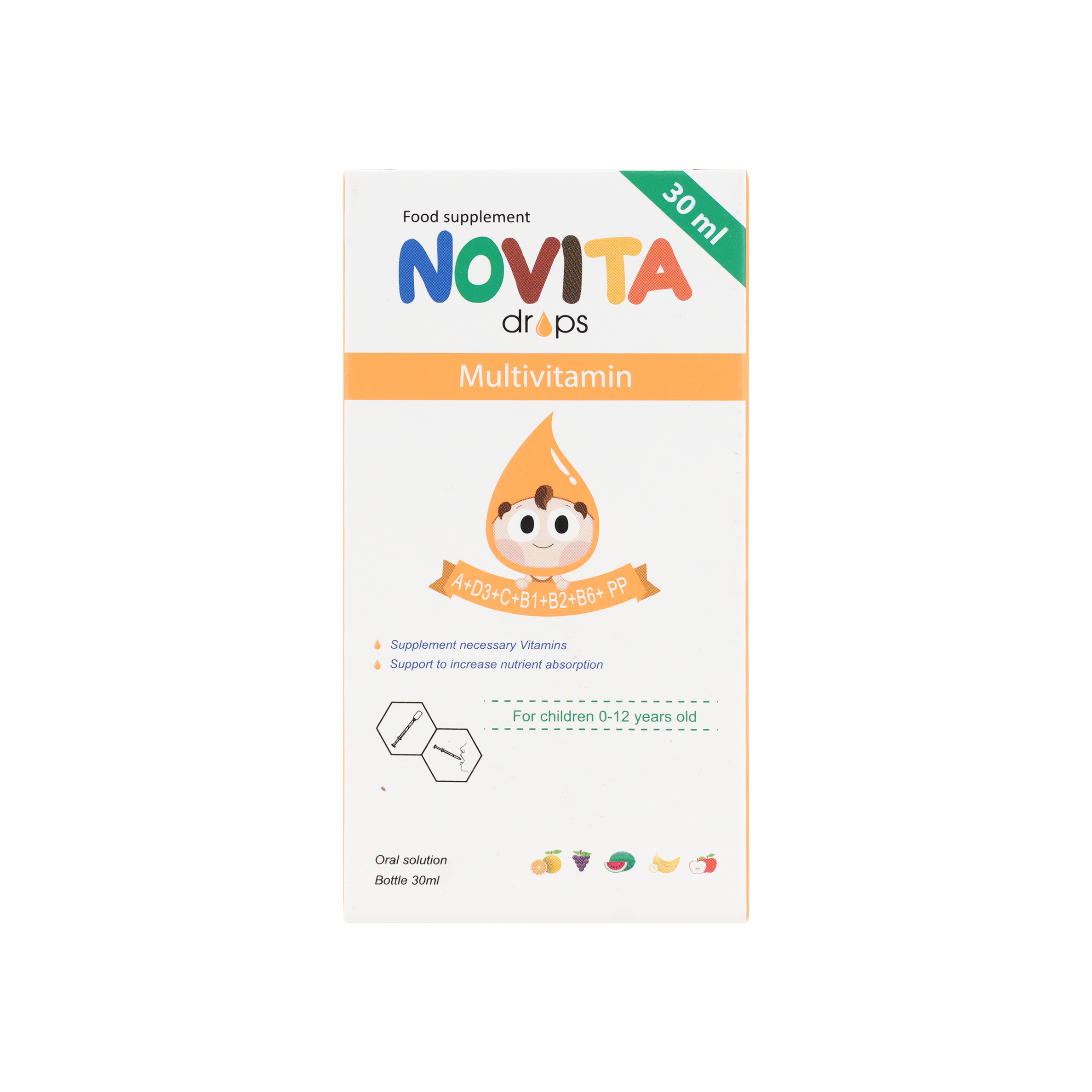 Novita Drops Multivitamin Oral Solution 30ml