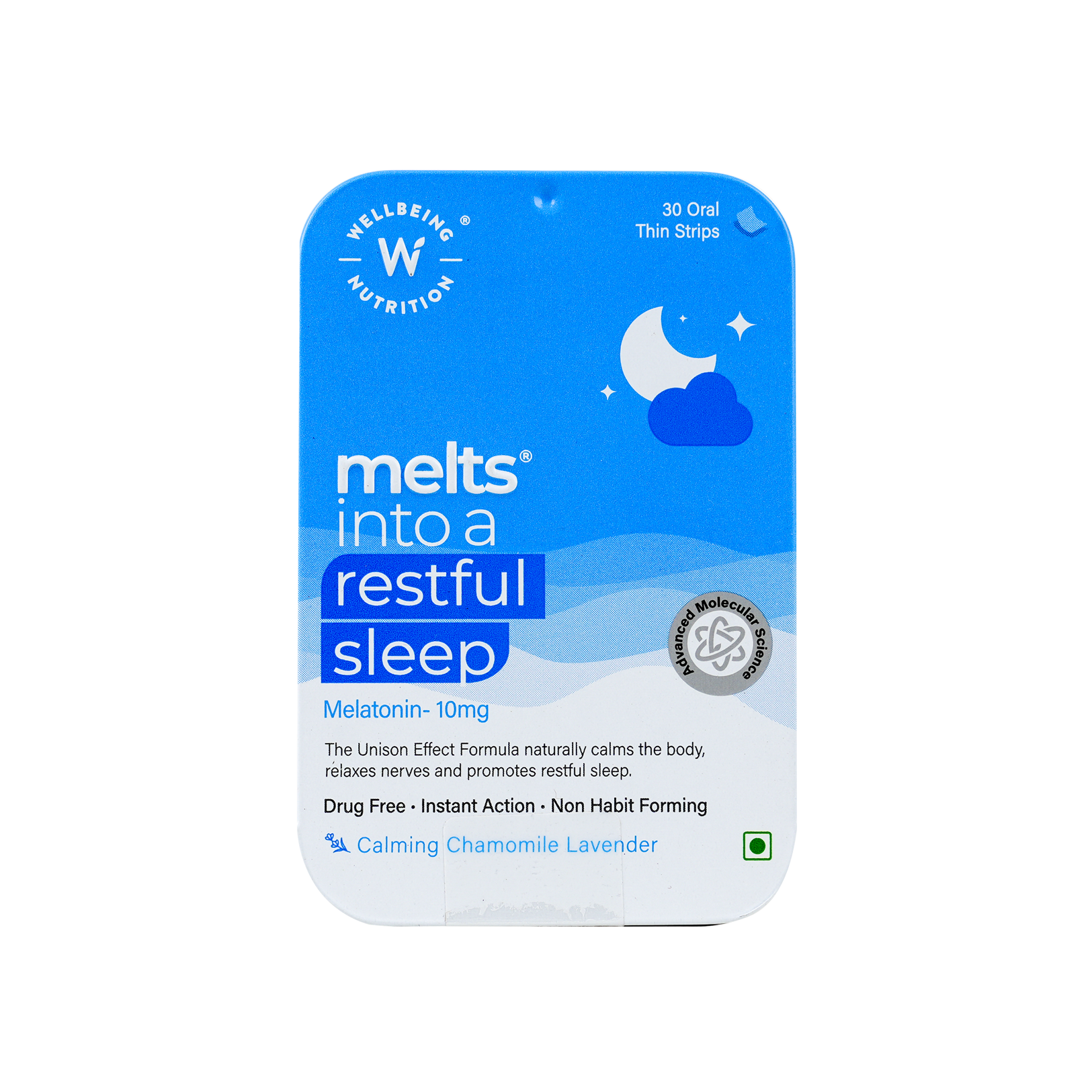 Well Being Melts Into a Restful Sleep 30strips