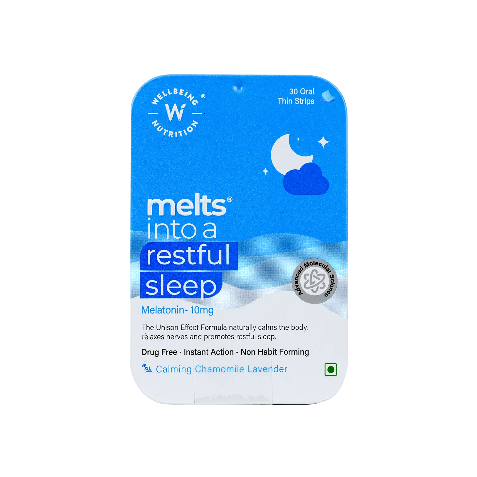 Well Being Melts Into a Restful Sleep 30strips