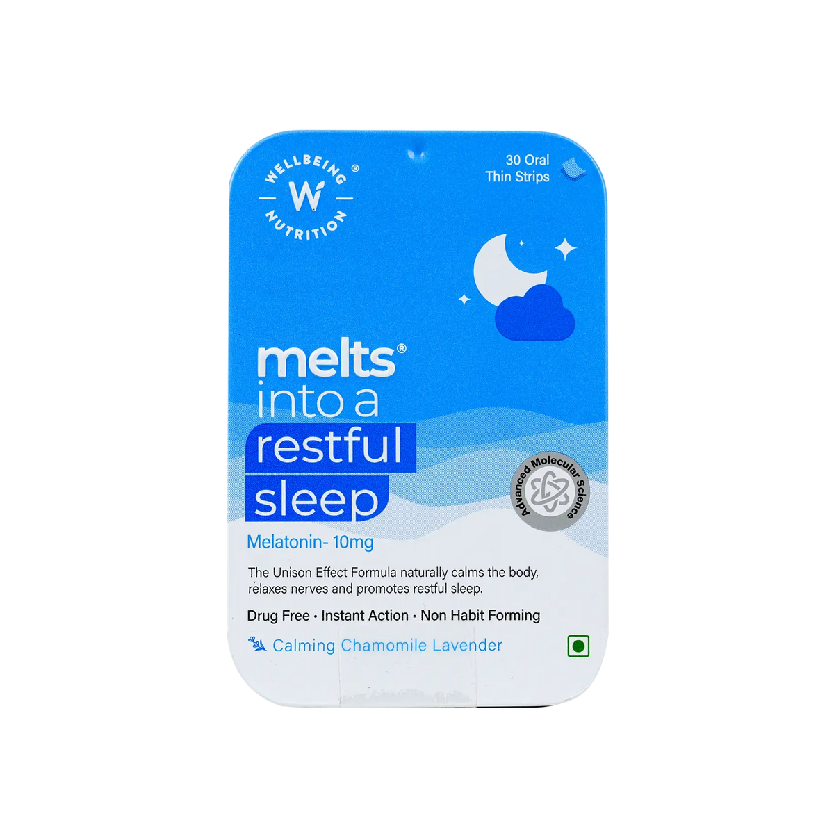 54201-Wellbeing Melts Into a Restful Sleep 30strips +1