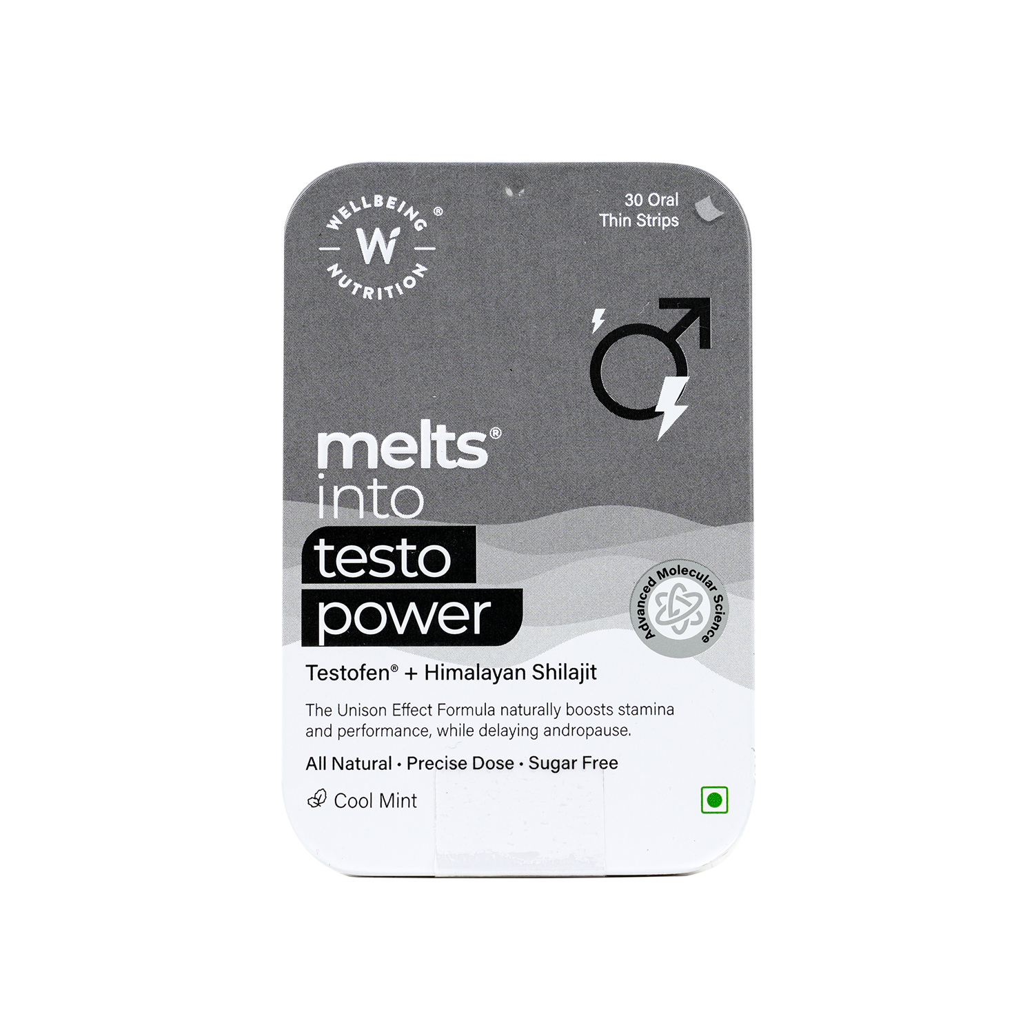 Well Being Melts Into Testo Power 30 Strips