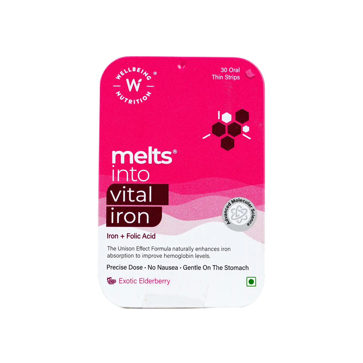 54203-Wellbeing Melts Into Vital Iron 30 Strips +1