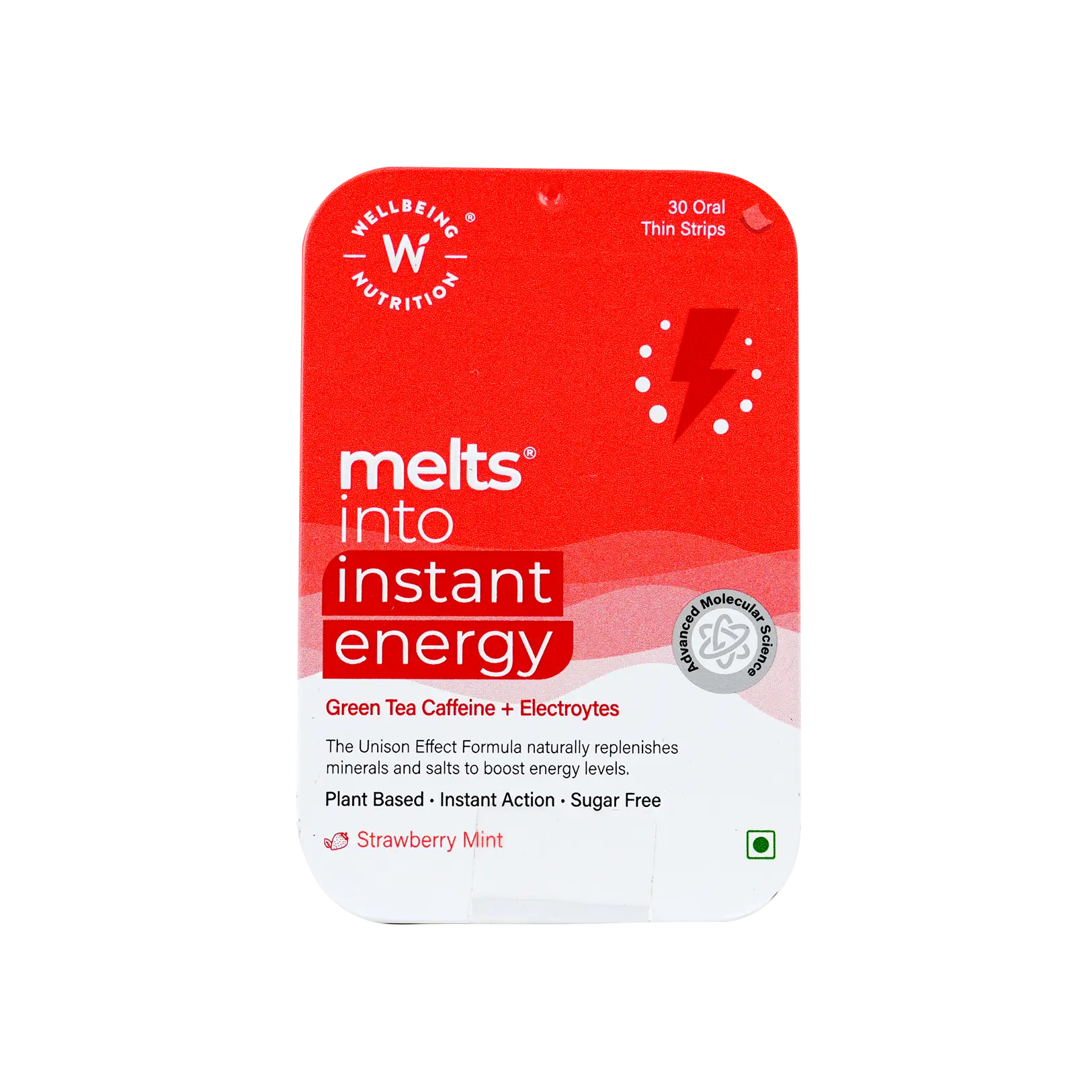 Well Being Melts Into Instant Energy 30 Strips