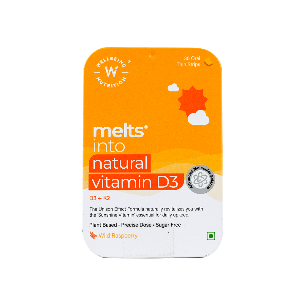 Well Being Melts Into Natural Vit D3 30  Strips