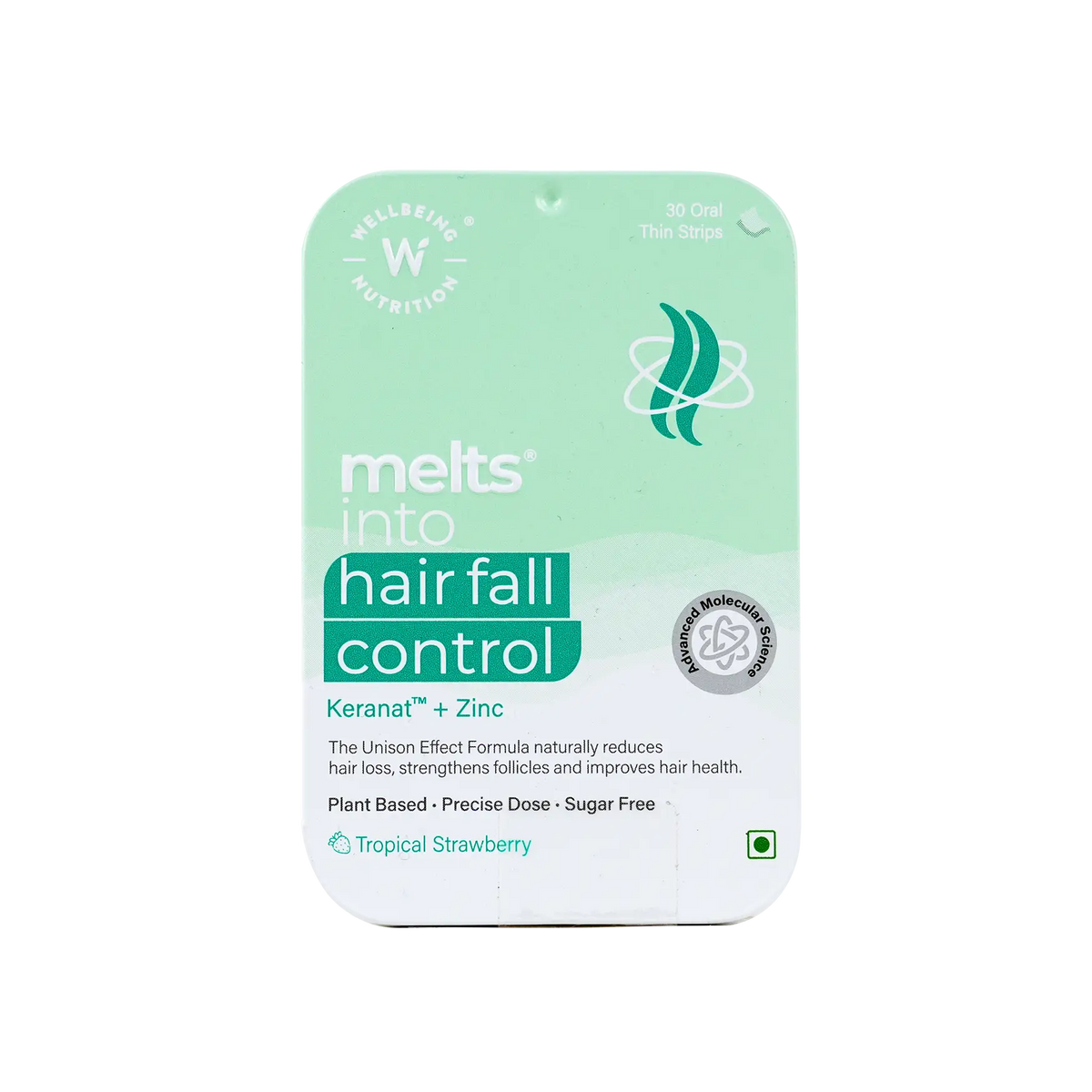 54206-Wellbeing Melts Into Hair Fall Control 30 Strips +1