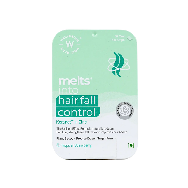 54206-Wellbeing Melts Into Hair Fall Control 30 Strips +1