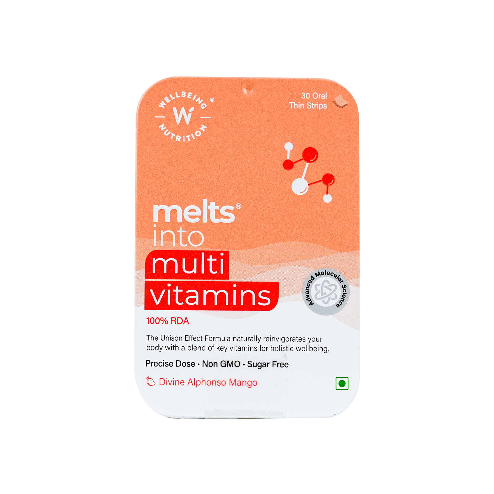 Well Being Melts Into Multi Vitamins 30 Strips