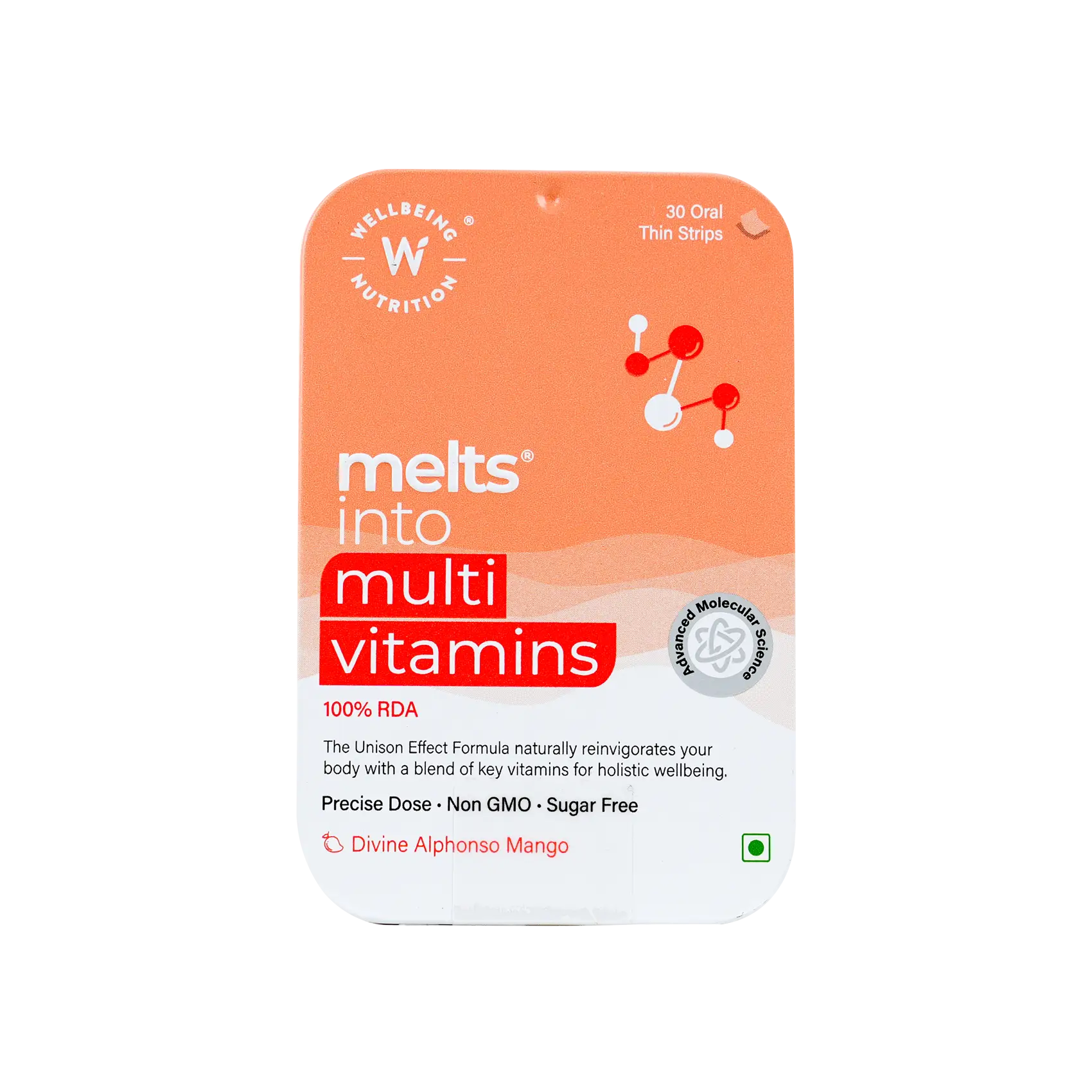 Well Being Melts Into Multi Vitamins 30 Strips