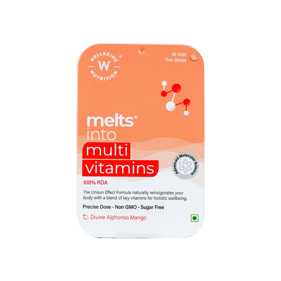 54207-Wellbeing Melts Into Multi Vitamins 30 Strips +1