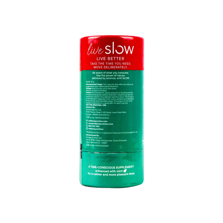 54211-Wellbeing Slow Hair Skin Nails 60 Cap +1