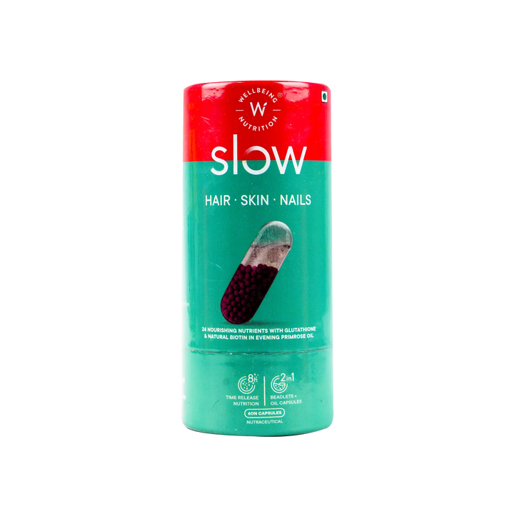 54211-Wellbeing Slow Hair Skin Nails 60 Cap