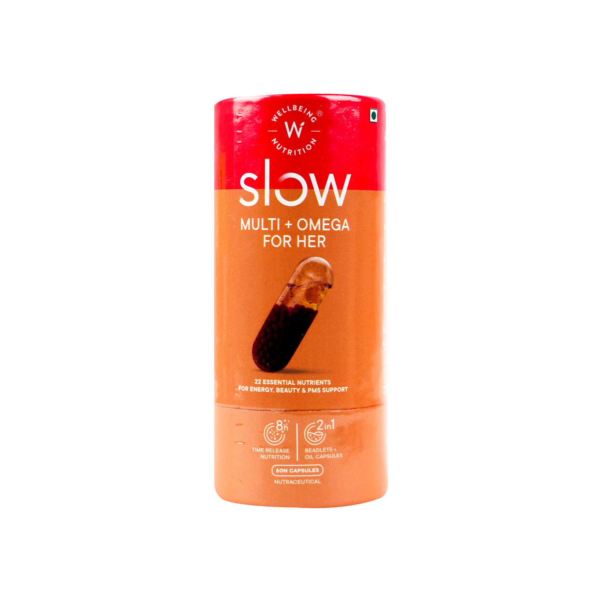 54213-Wellbeing Slow Multi + Omega For Her 60 Cap