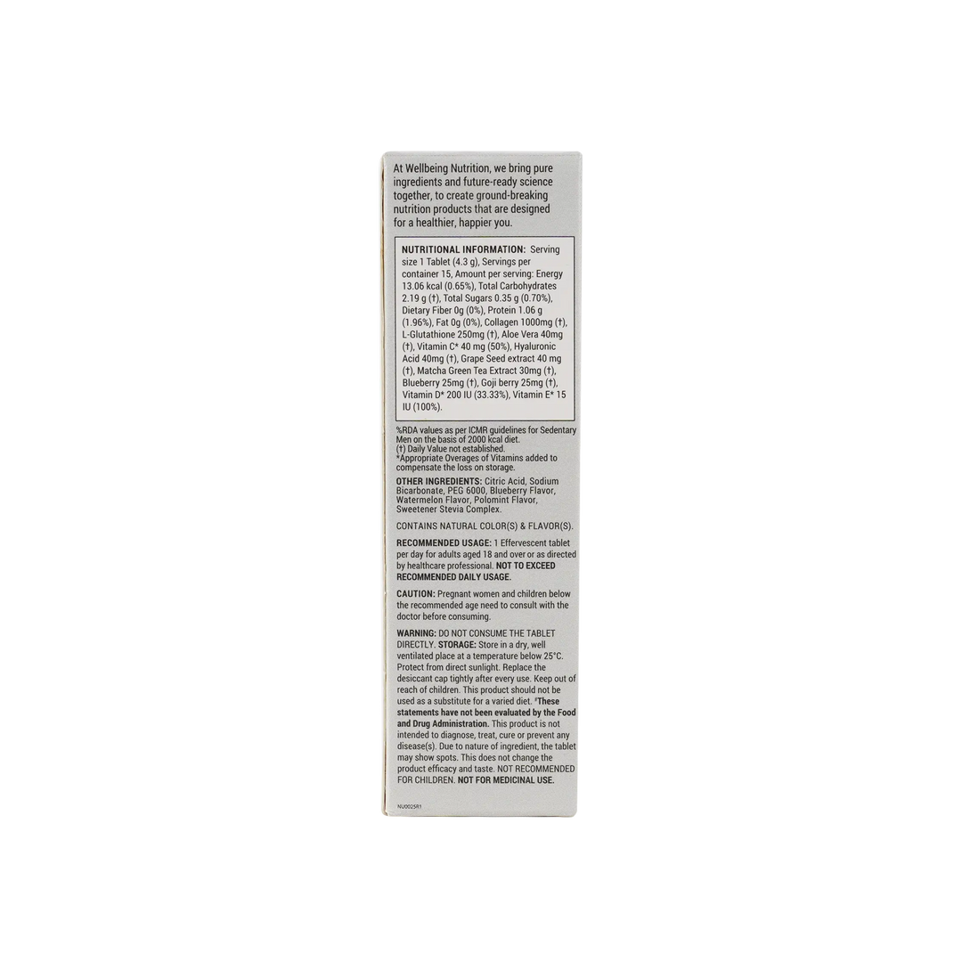 54217-Wellbeing Skin Fuel 15 Effervescent Tablets +4