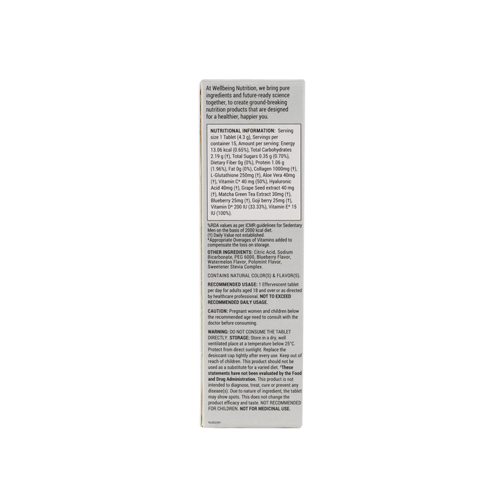 54217-Wellbeing Skin Fuel 15 Effervescent Tablets +4