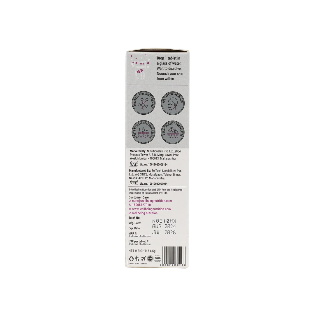 54217-Wellbeing Skin Fuel 15 Effervescent Tablets +3