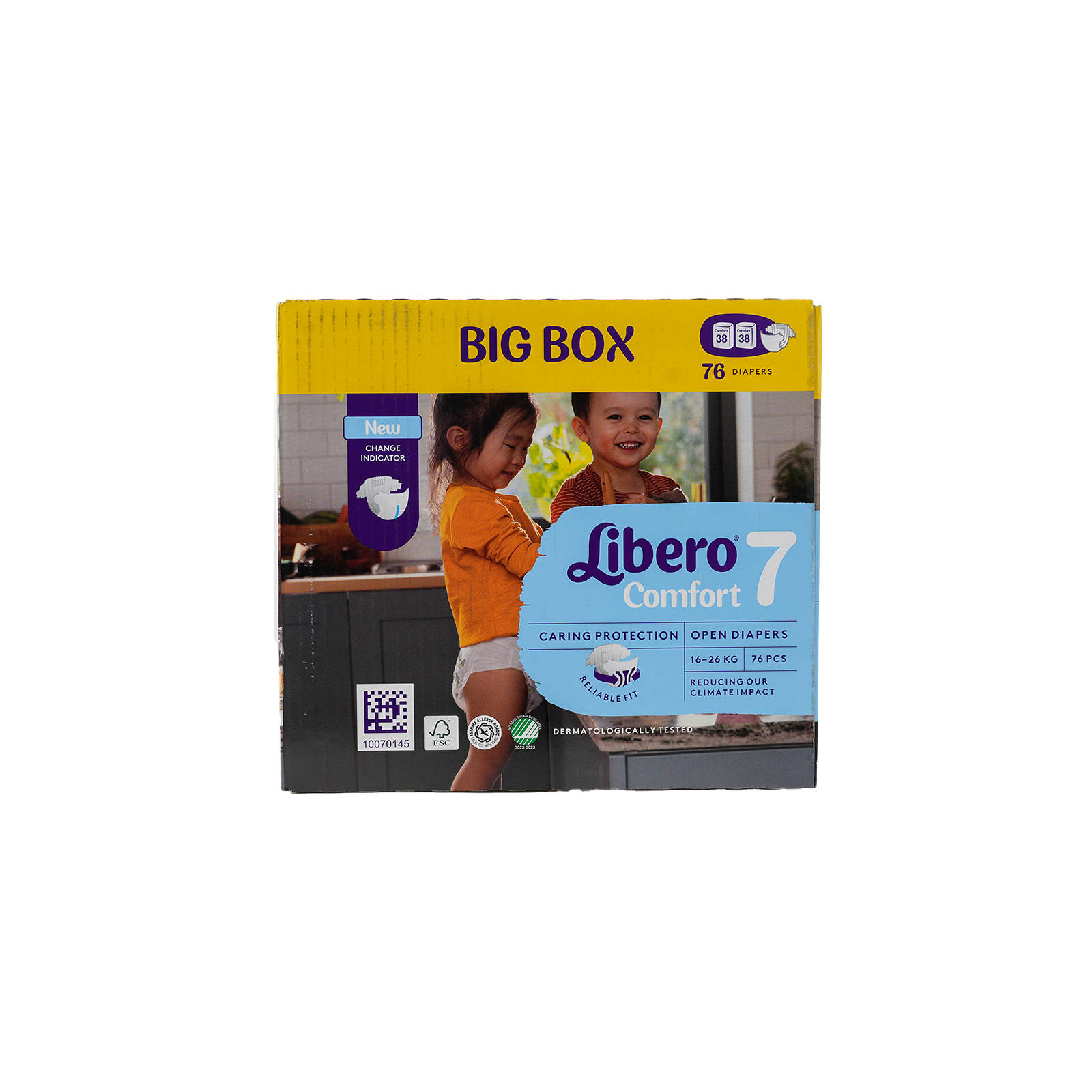 Libero Comfort No.7 (16-26Kg) Box 76Pcs