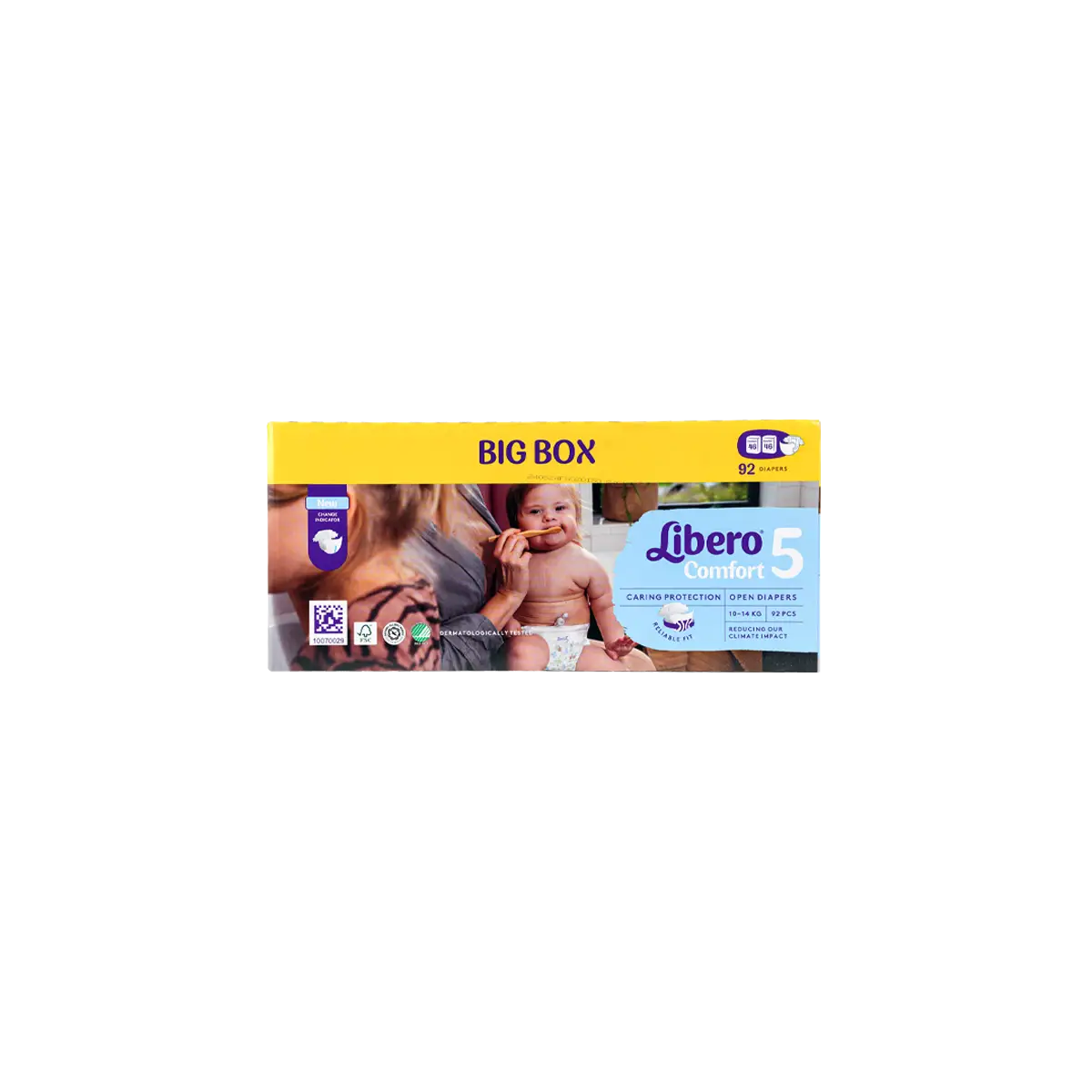 54237-Libero Comfort No.5 (10-14Kg) Box 92Pcs +1