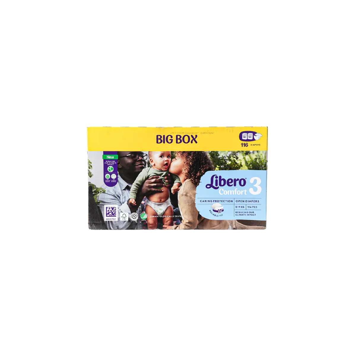 54238-Libero Comfort No.3 (5-9Kg) Box 116Pcs