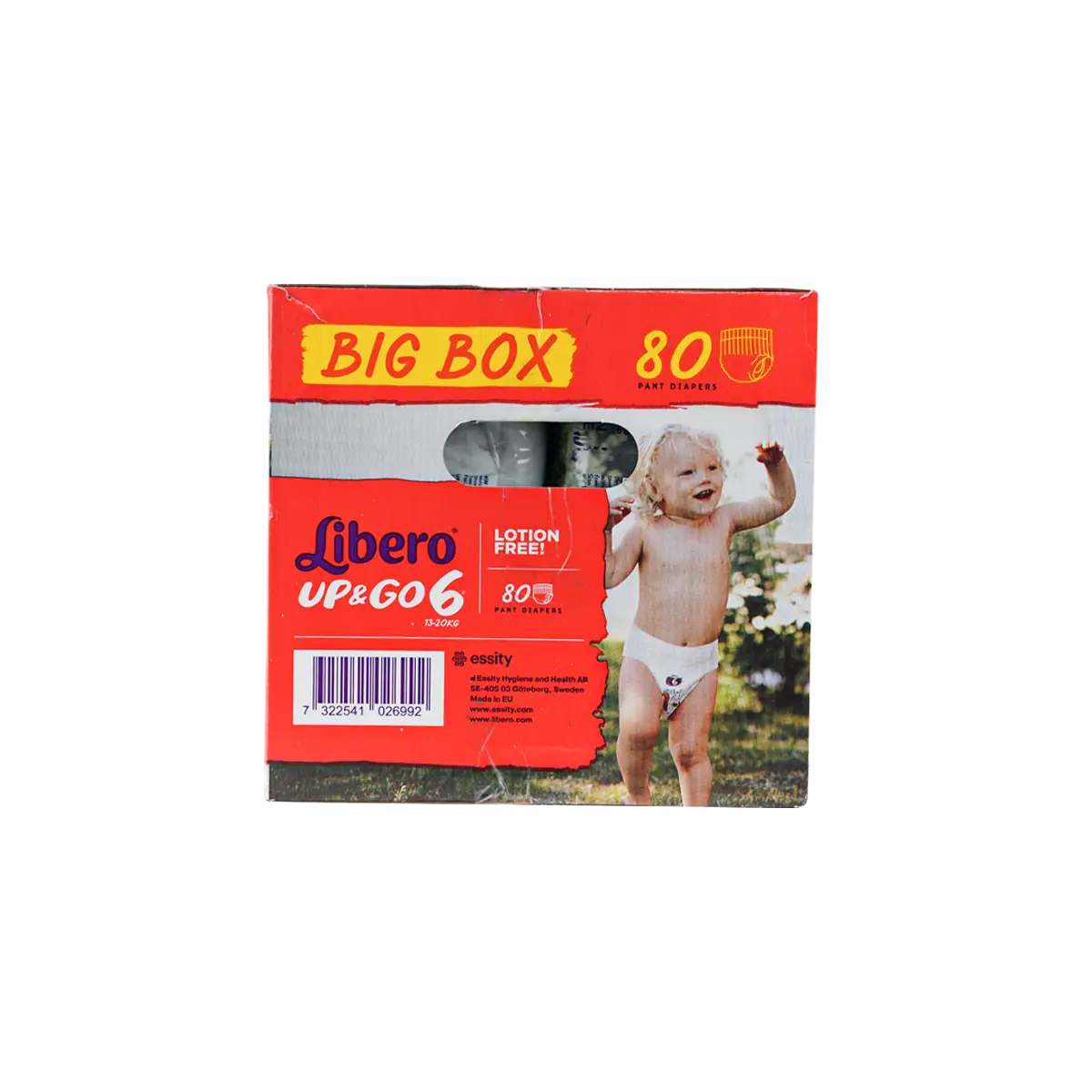 Libero Up&Go Pants No.6 (13-20Kg) Box 80Pcs+ Gift
