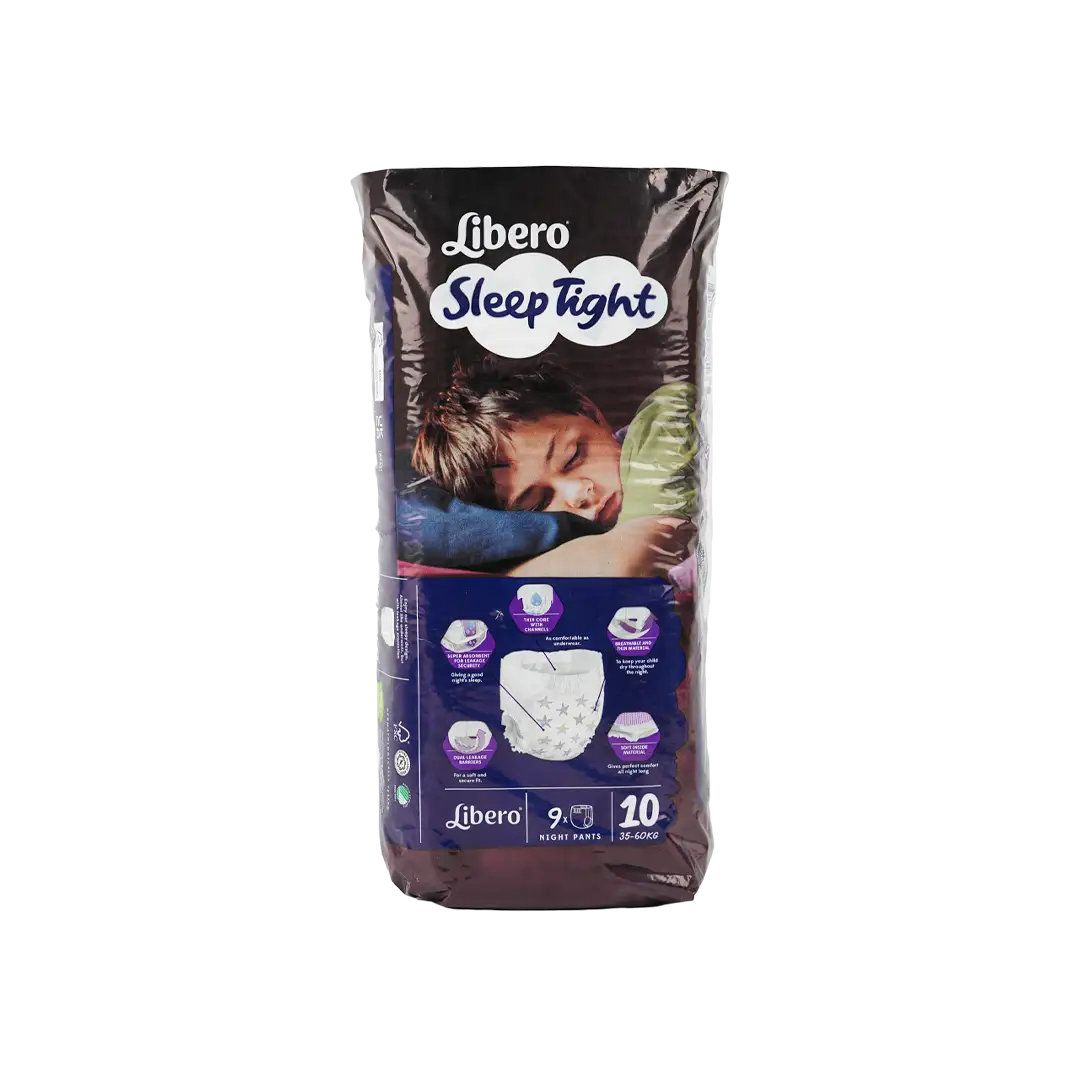 54241-Libero Sleep Tight-10 (35-60kg) 9Pcs +1