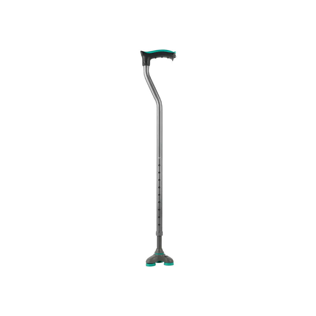 54248-Tynor Tripod Walking Stick-L44 Black +1