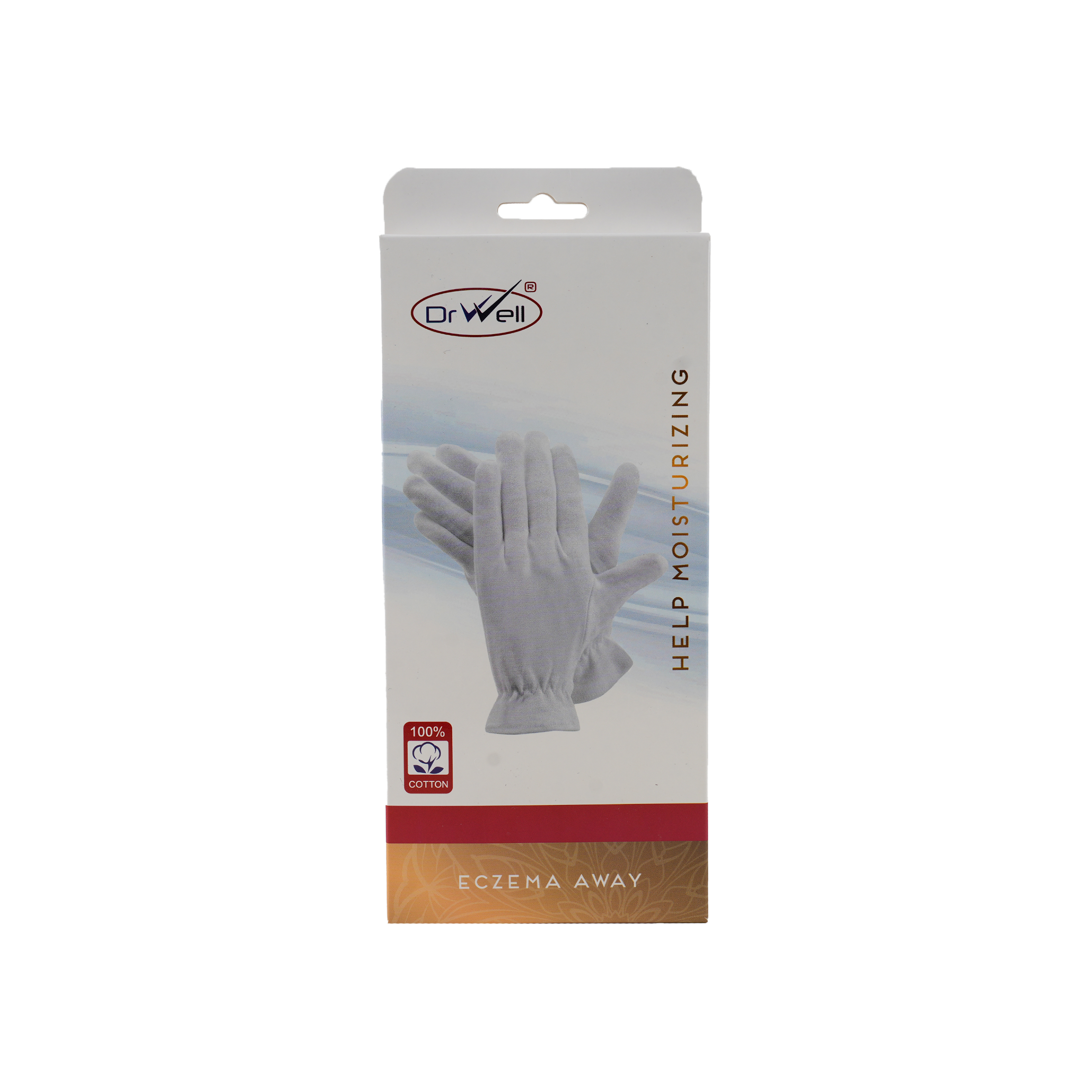 Dr Well Help Moisturizing Gloves White-M