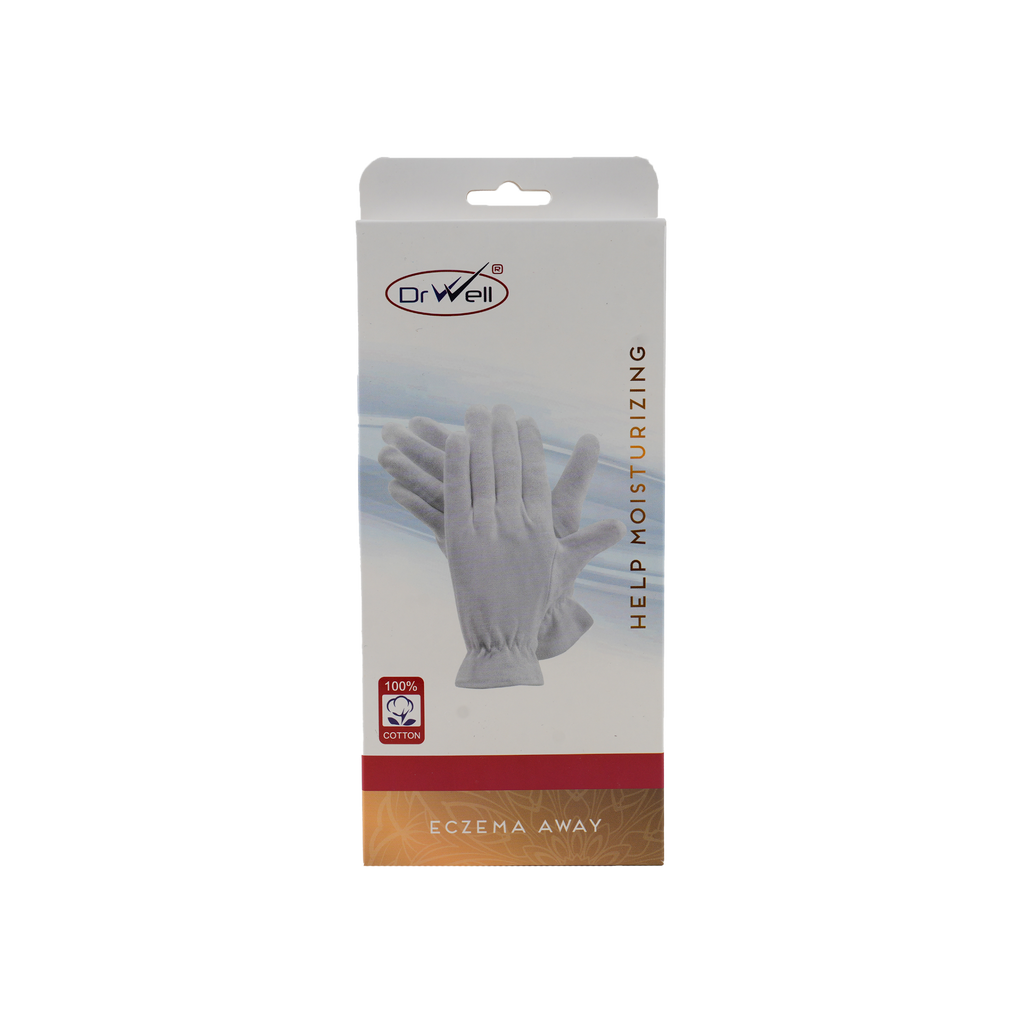 Dr Well Help Moisturizing Gloves White-M