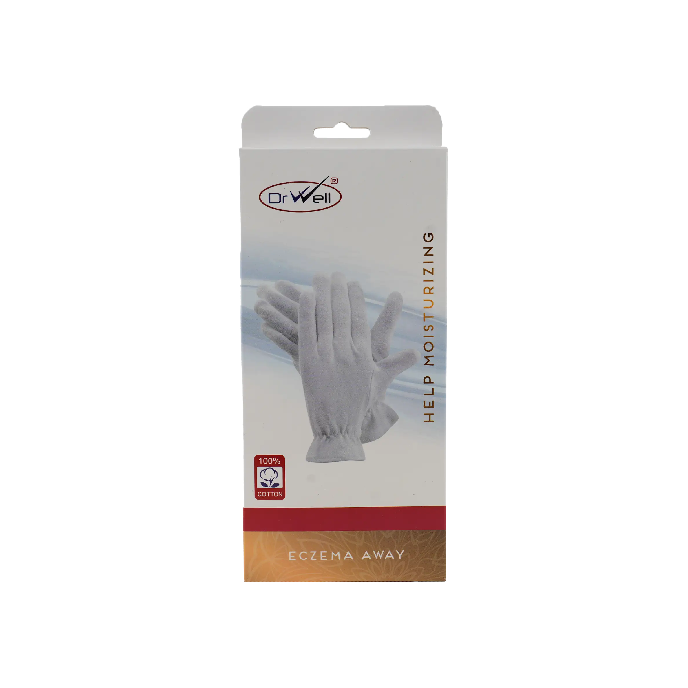 Dr Well Help Moisturizing Gloves White-M