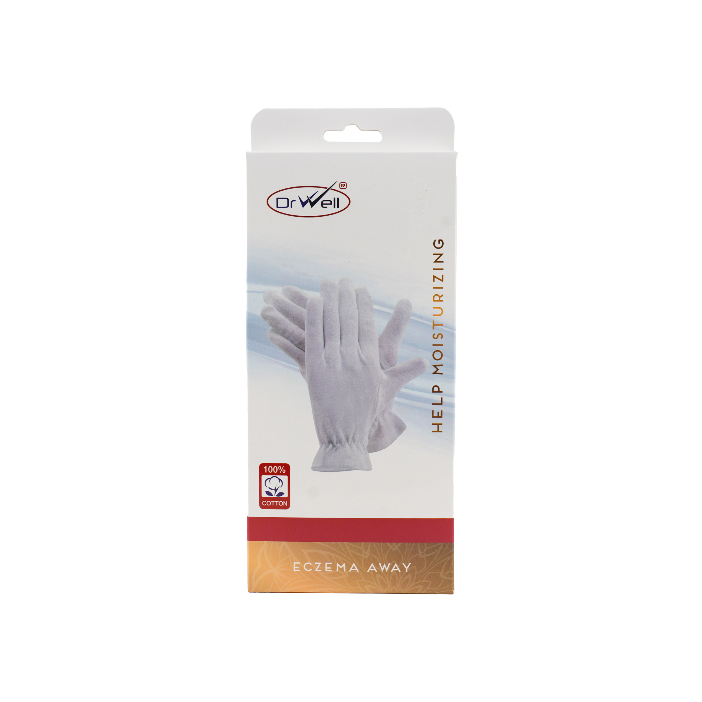 Dr Well Help Moisturizing Gloves White-L