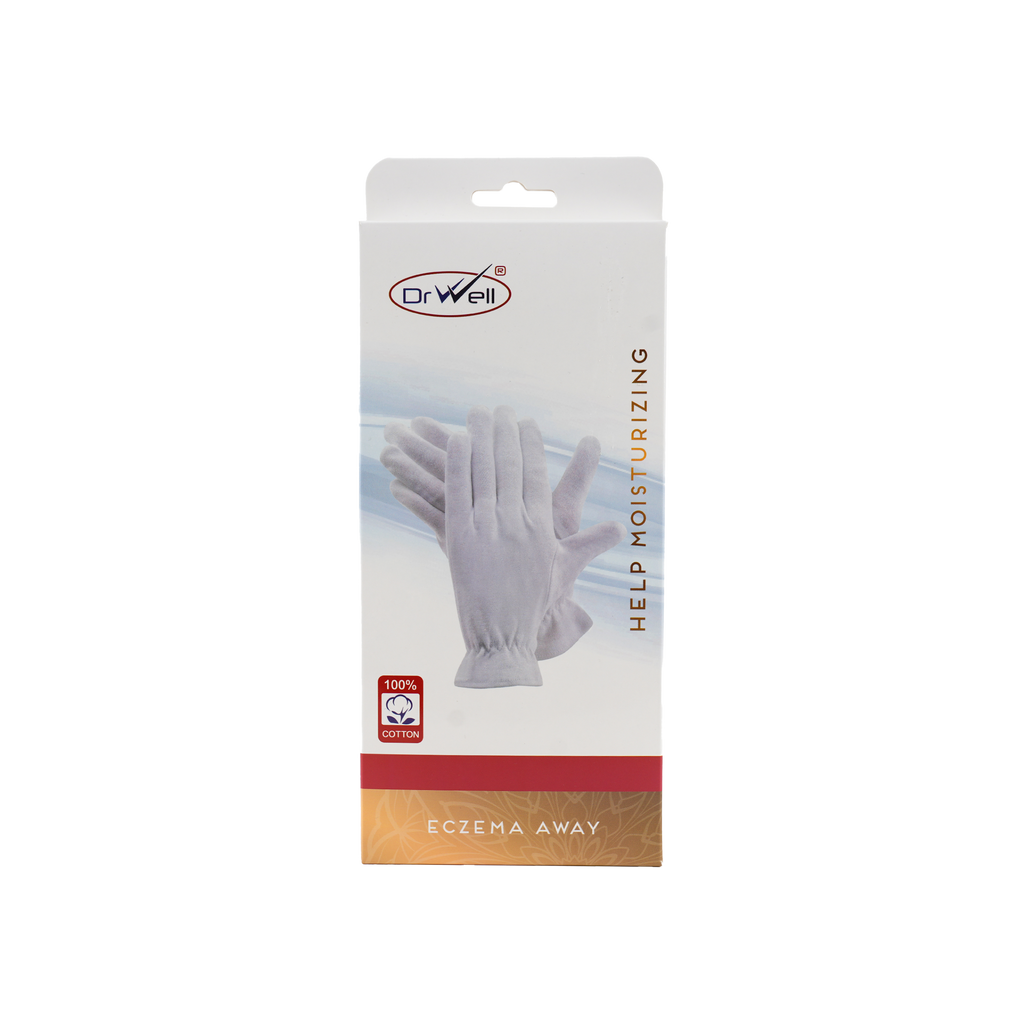 Dr Well Help Moisturizing Gloves White-L