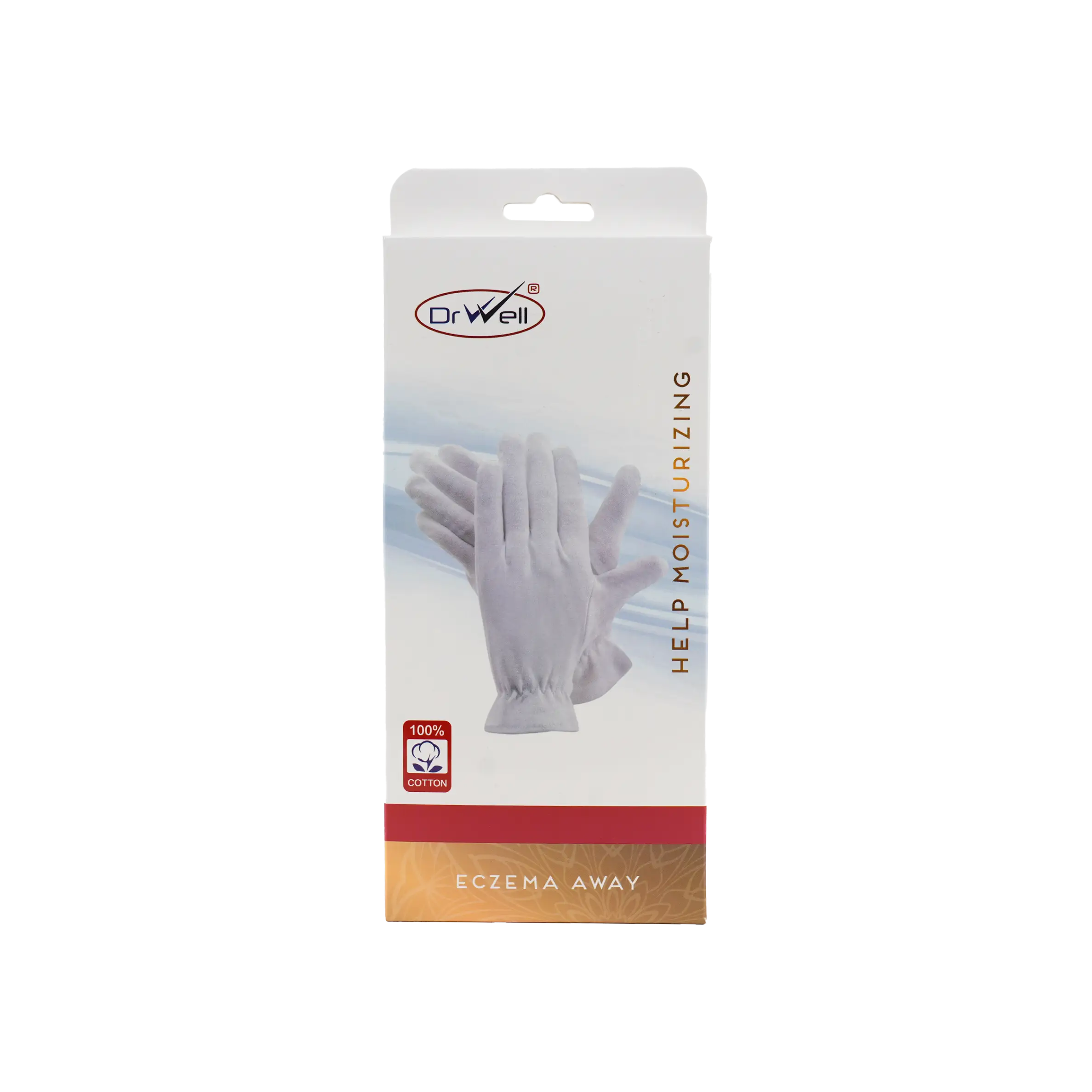 Dr Well Help Moisturizing Gloves White-L
