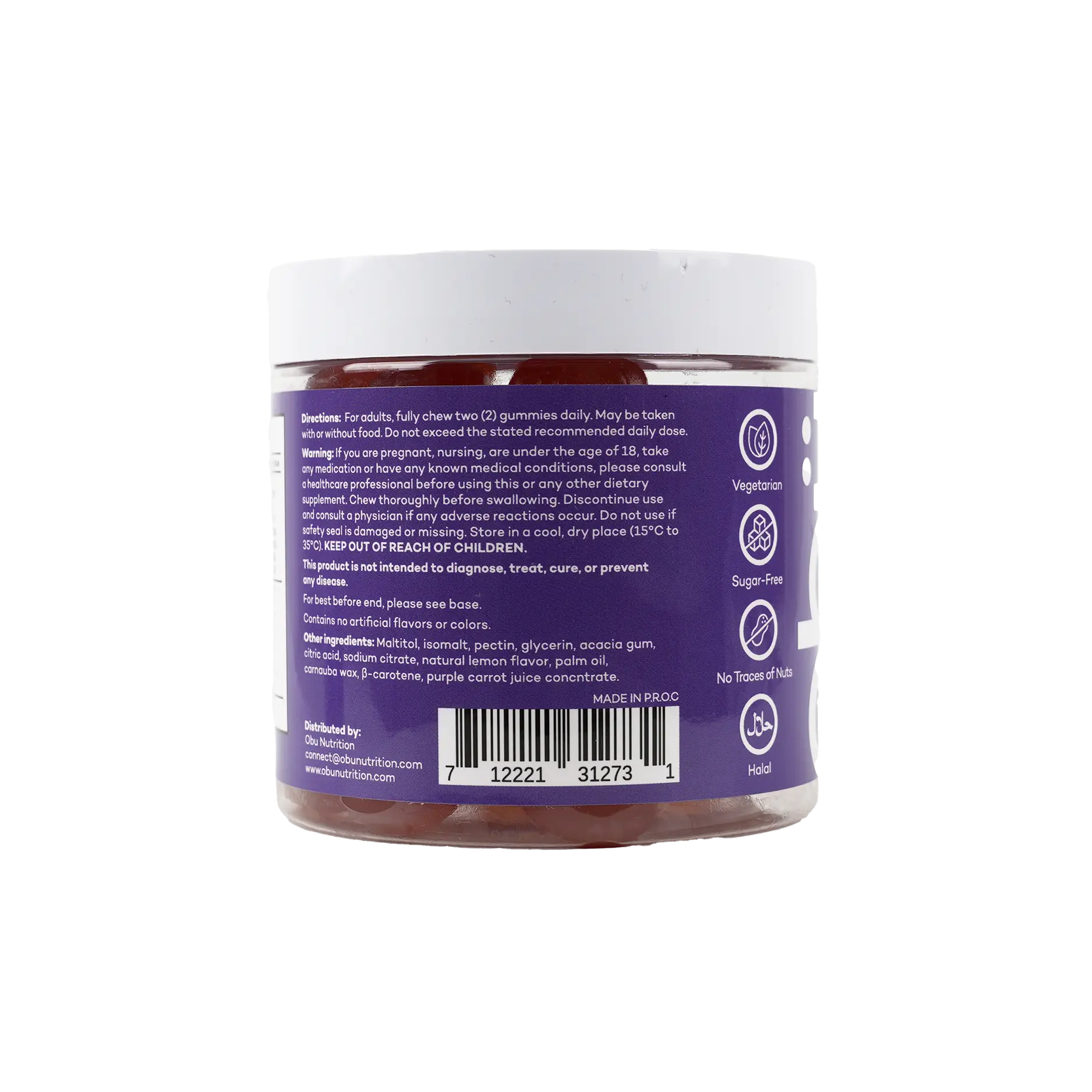 Obu Immunity 60 Gummies-Lemon Flavor