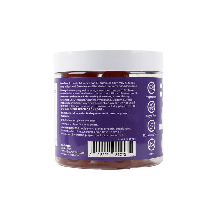 54257-OBU Immunity 60 Gummies-Lemon Flavor +2