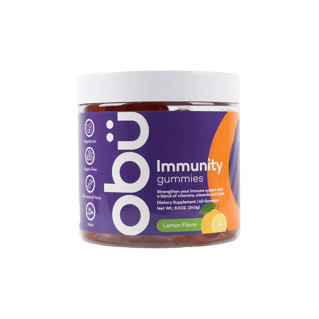 54257-OBU Immunity 60 Gummies-Lemon Flavor