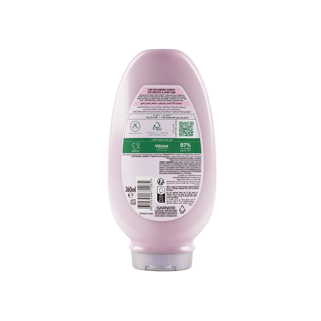 54264-Garnier Ultra Doux Smoothing Conditioner 360ml-Rice Water +1
