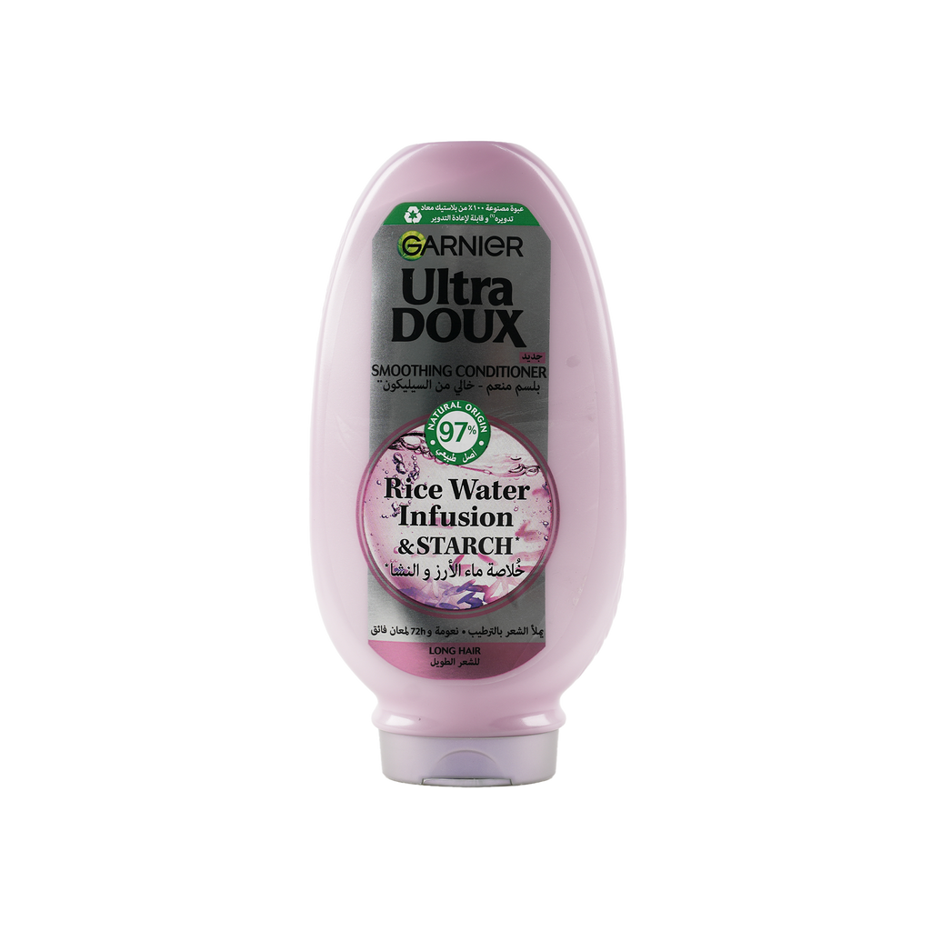 Garnier Ultra Doux Smoothing Conditioner 360ml-Rice Water