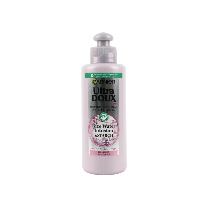 54265-Garnier Ultra Doux Smoothing Leave-In Cream 200ml-Rice Water