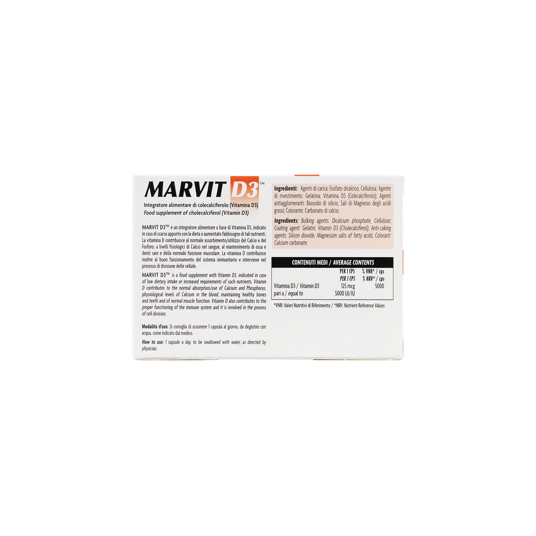 54297-Marvit Vitamin D3 5000ui/iu 60Capsules +3