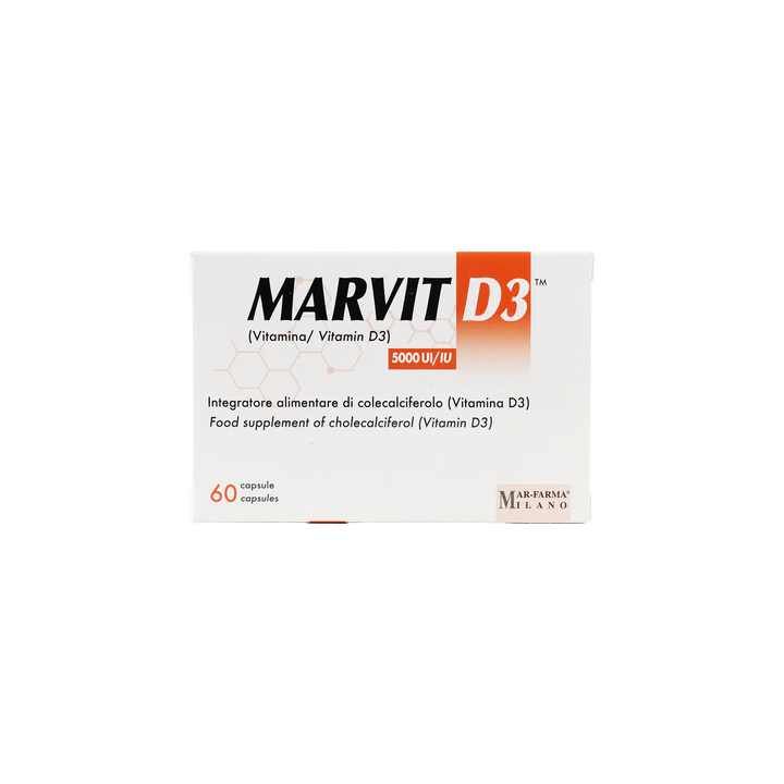 54297-Marvit Vitamin D3 5000ui/iu 60Capsules