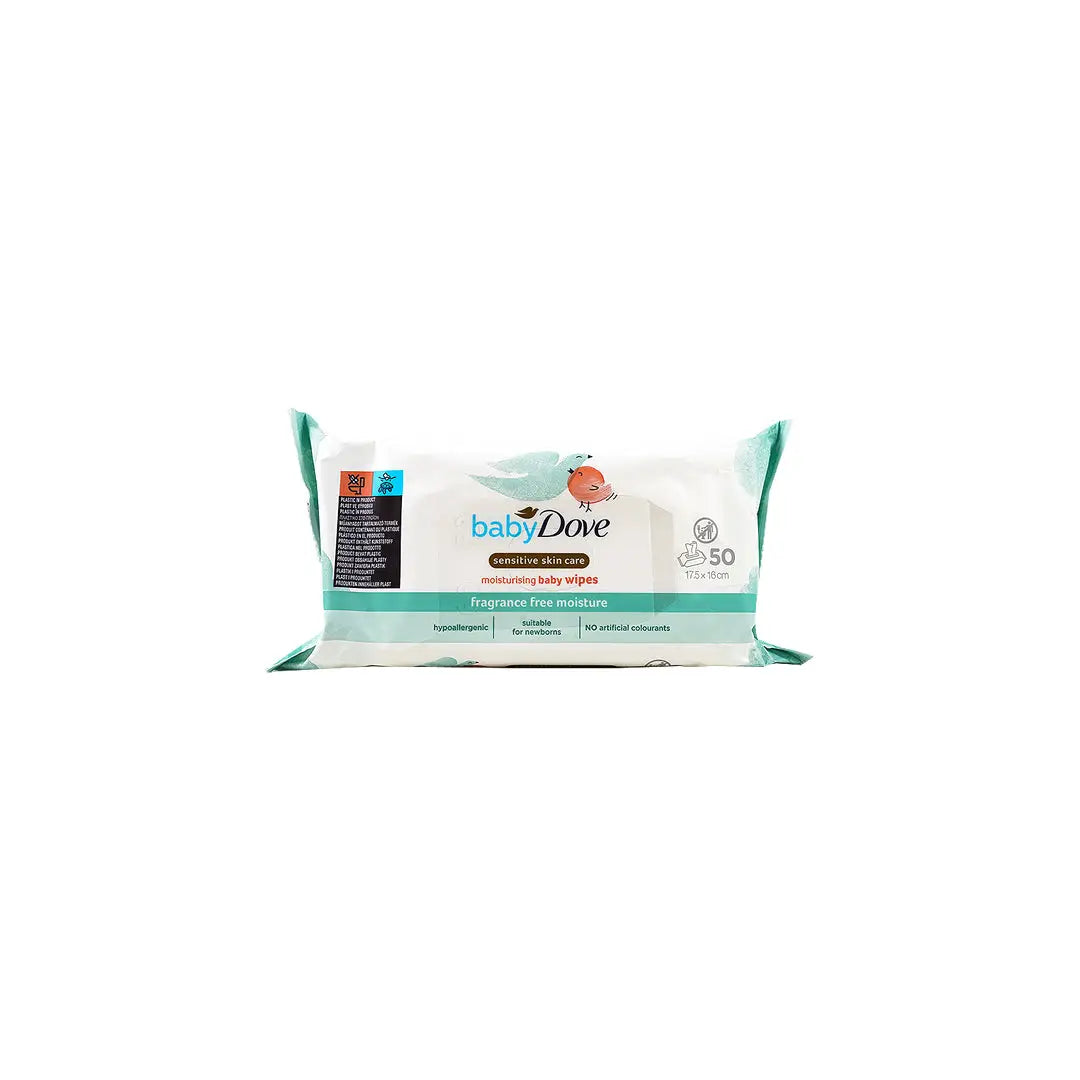 Dove Baby Wipes 50pcs-Freagrance Free Moisture