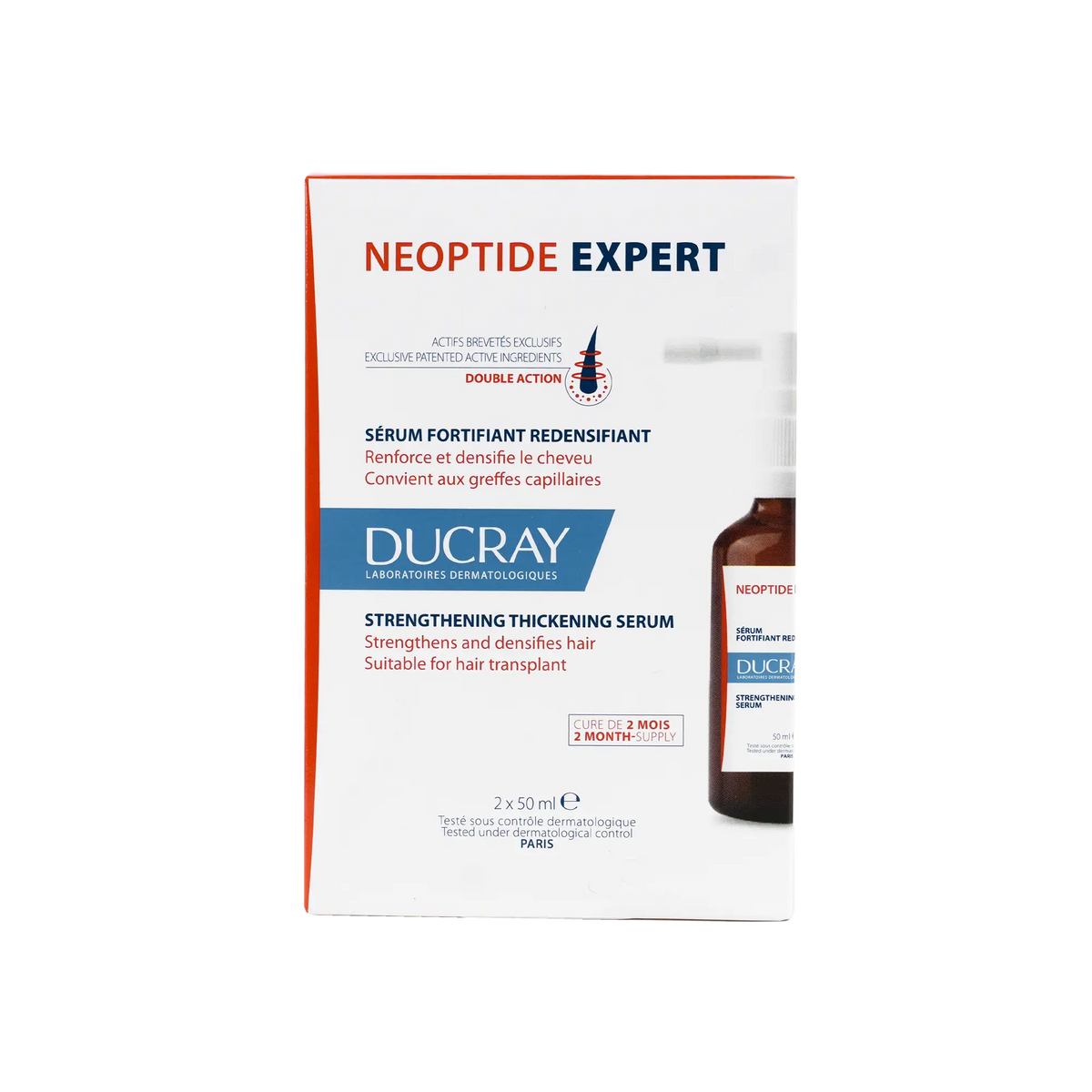 54312-Ducray Strengthening Thickening Serum 2x50ml