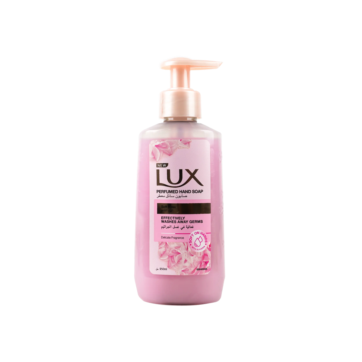 54313-Lux Perfumed Hand Soap 250ml-Soft Rose