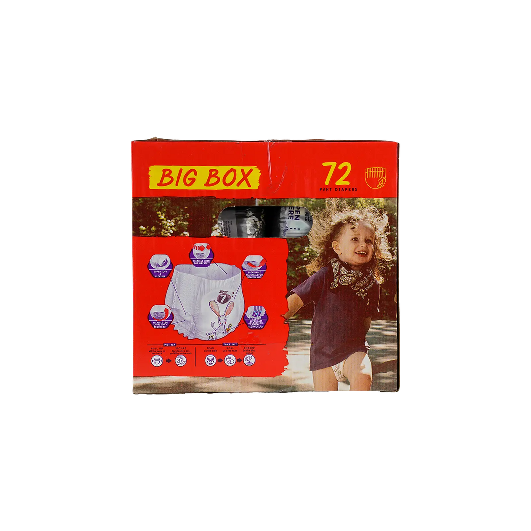54345-Libero Up&amp;Go Pants No.7 (16-26Kg) Box 72Pcs+Gift +2